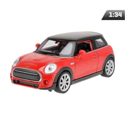 Model 1:34, NEW Mini Hatch, czerwony