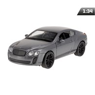 Model 1:34, Bentley Continental Supersport, srebrny