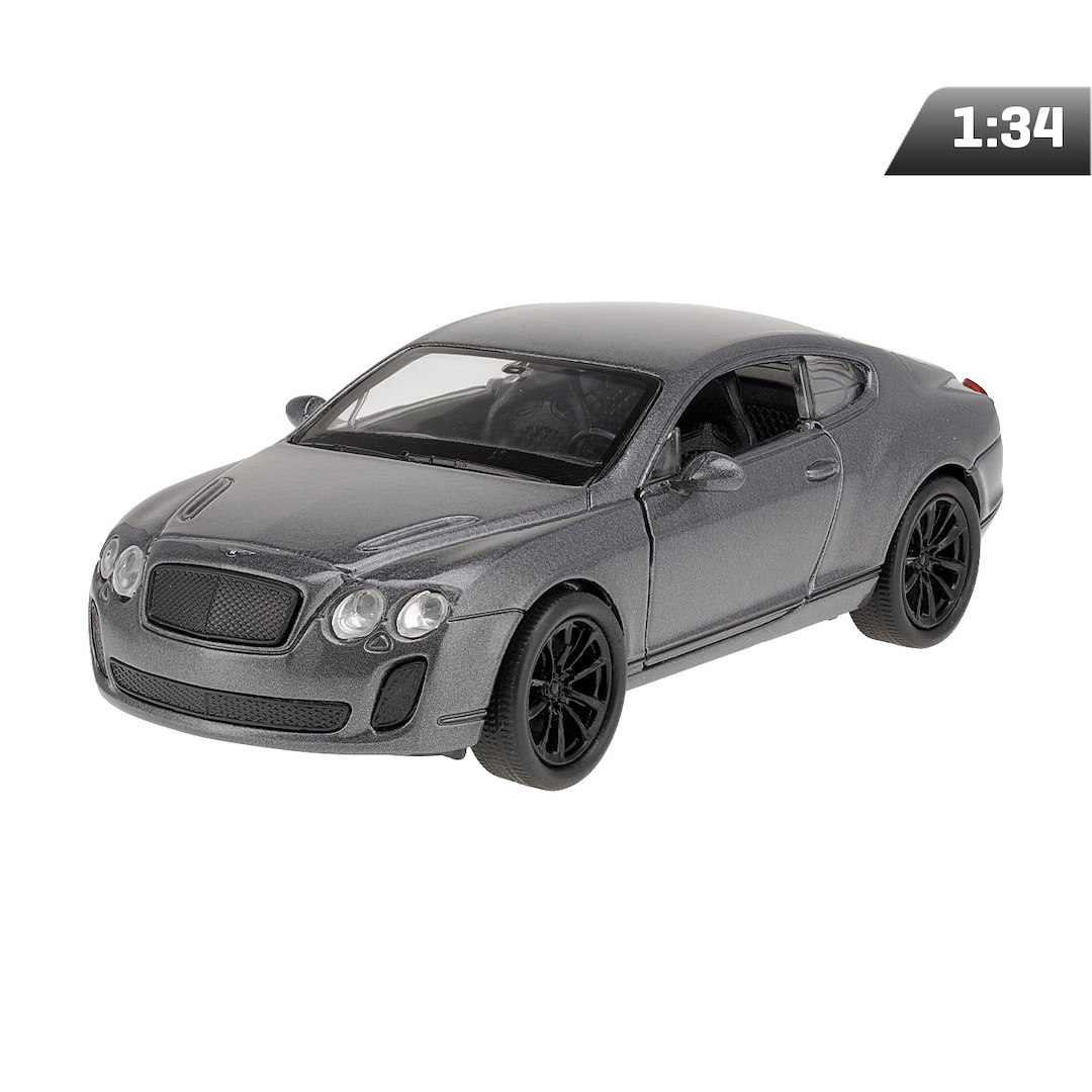 Model 1:34, Bentley Continental Supersport, srebrny