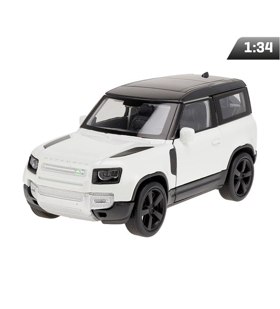 Modell 1:34, Land Rover Defender 2020, weiß