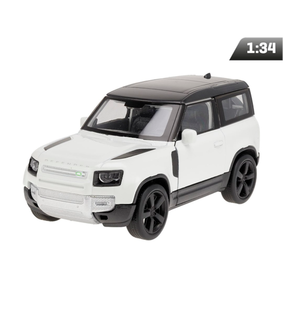 Model 1:34, Land Rover Defender 2020, biały