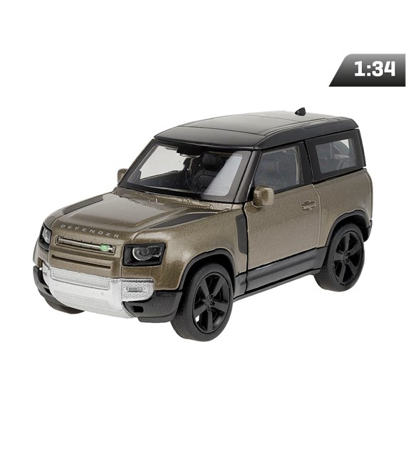 Model 1:34, Land Rover Defender 2020, brązowy