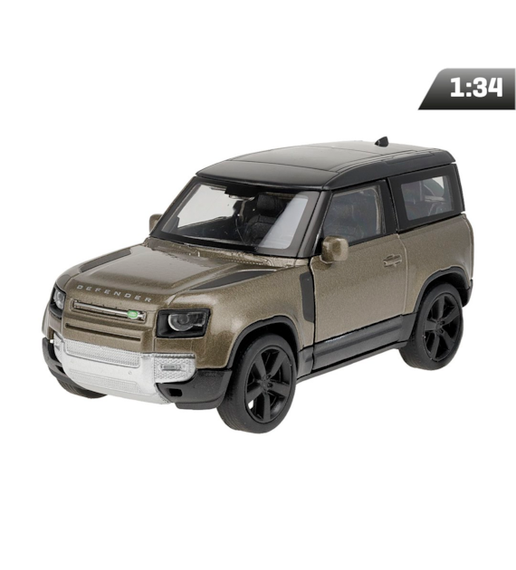 Model 1:34, Land Rover Defender 2020, brązowy