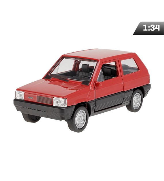 Model 1:34. FIAT Panda, czerwony