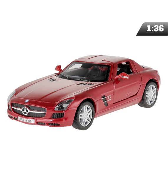 Model 1:36, Mercedes-Benz SLS AMG, czerwony