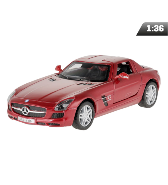 Model 1:36, Mercedes-Benz SLS AMG, czerwony