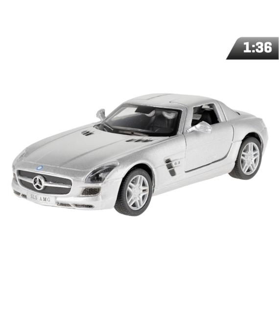 Modell 1:36, Mercedes-Benz SLS AMG, silber