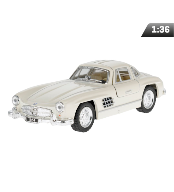 Model 1:36, 1954 Mercedes-Benz 300SL, kremowy