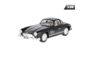 Model 1:36, 1954 Mercedes-Benz 300SL, black