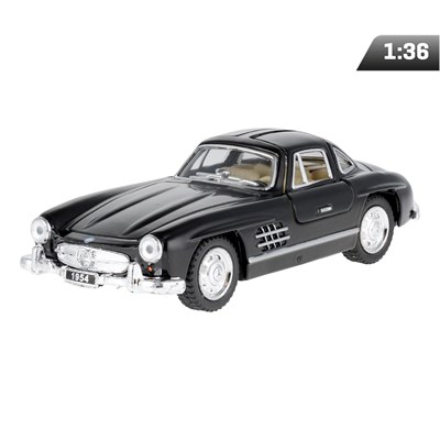 Model 1:36, 1954 Mercedes-Benz 300SL, czarny
