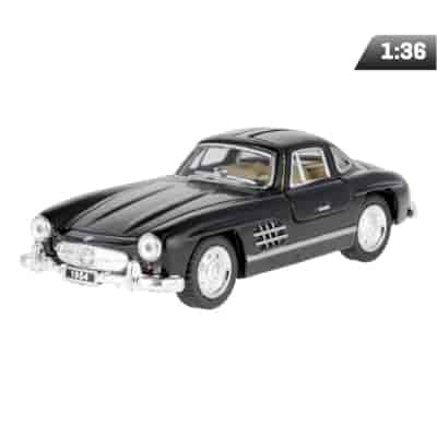 Model 1:36, 1954 Mercedes-Benz 300SL, czarny