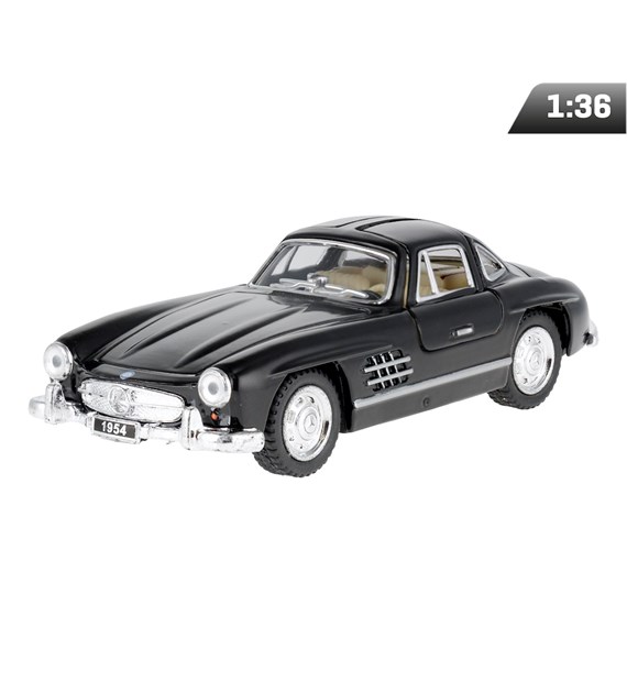 Model 1:36, 1954 Mercedes-Benz 300SL, czarny