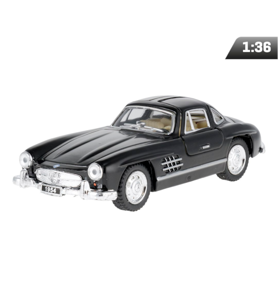 Model 1:36, 1954 Mercedes-Benz 300SL, czarny