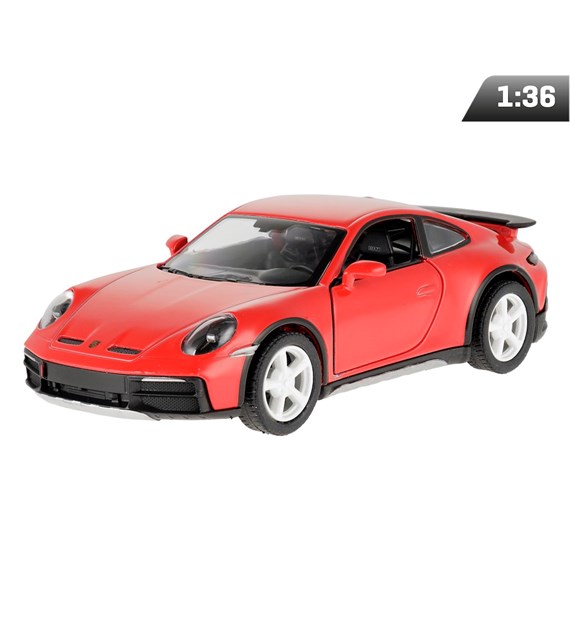 Model 1:36, Porsche 911 Rallye, czerwony
