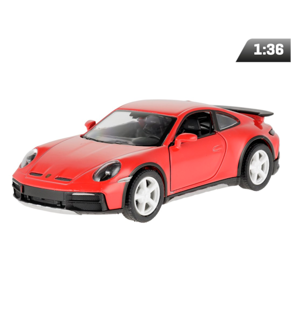 Model 1:36, Porsche 911 Rallye, czerwony