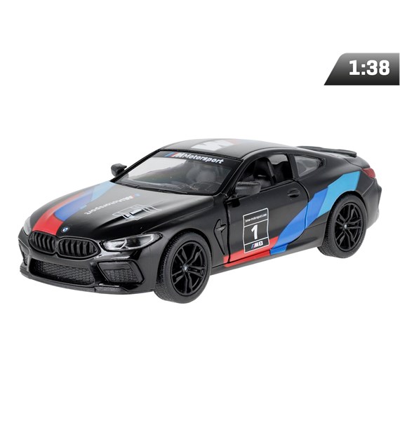 Model 1:38, BMW M8 Competition Coupe, czarny