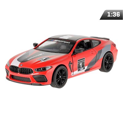 Model 1:38, BMW M8 Competition Coupe, czerwony