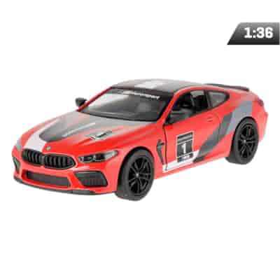Model 1:38, BMW M8 Competition Coupe, czerwony
