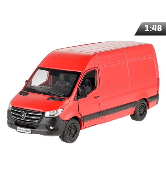Model 1:48, Mercedes-Benz Sprinter, czerwony