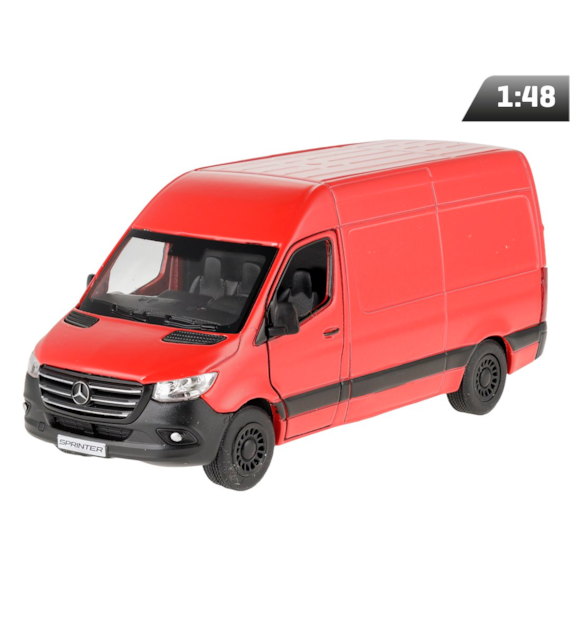 Model 1:48, Mercedes-Benz Sprinter, czerwony