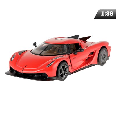Model 1:36, Koenigsegg Jesko Absolut, czerwony