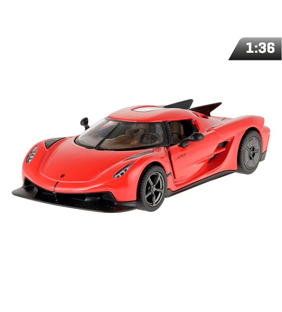 Model 1:36, Koenigsegg Jesko Absolut, czerwony