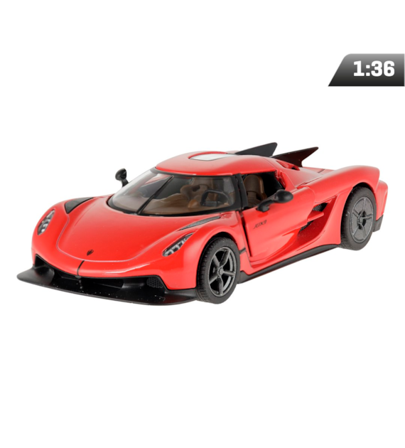 Model 1:36, Koenigsegg Jesko Absolut, czerwony