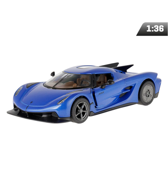 Model 1:36, Koenigsegg Jesko Absolut, niebieski