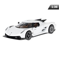 Model 1:36, Koenigsegg Jesko Absolut, biały