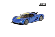 Model 1:36, Koenigsegg Jesko Absolut, blue-yellow