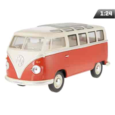 Model 1:24, 1962 VW Classical Bus, czerwono kremowy