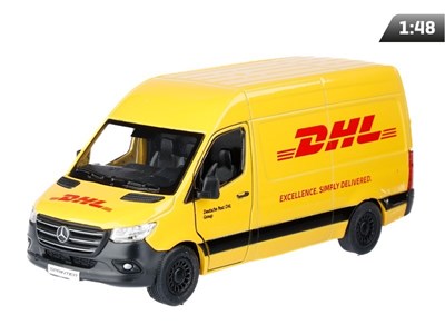 Model 1:48, Mercedes-Benz Sprinter DHL Edition, yellow