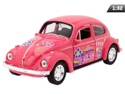 Model 1:32, Volkswagen The Beetle, różowy