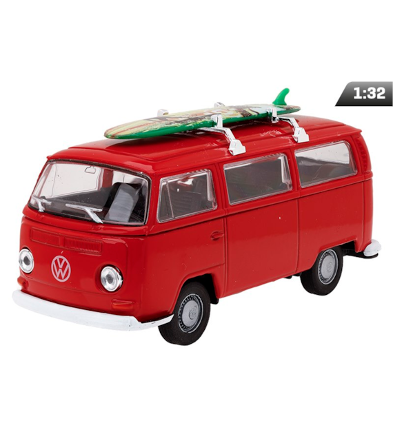 Model 1:32, 1972 Volkswagen Bus T2, czerwony
