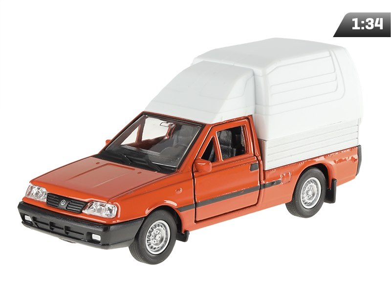 Modèle 1:34, camion FSO Polonez, orange