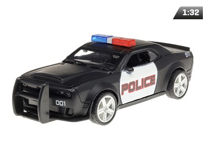 Model Dodge Challenger Police, black (A02400PCZ)