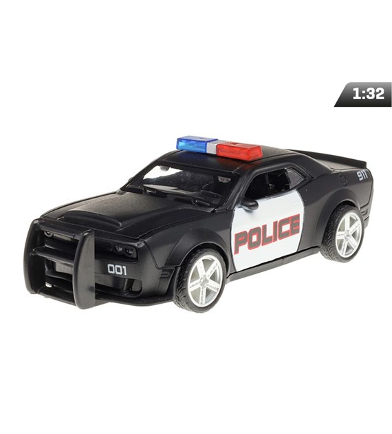 Model Dodge Challenger Police, black (A02400PCZ)