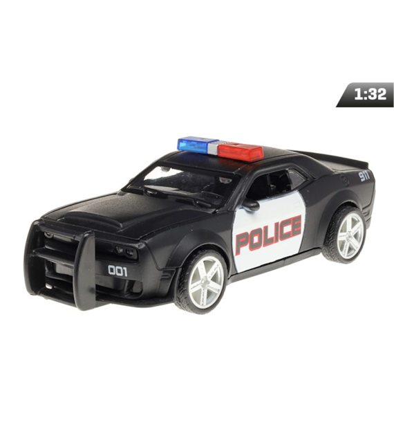 Dodge Challenger Police, czarny CRASH CAR (A02400PCZ)