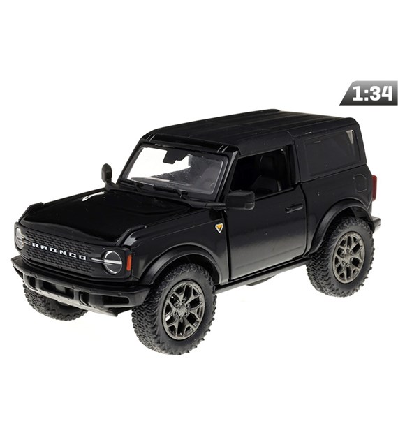 Model 1:34, 2022 Ford Bronco Hard Top, black (A11768CZ)