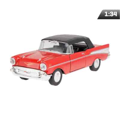 Model 1:34, Chevrolet Bel Air 1957, red