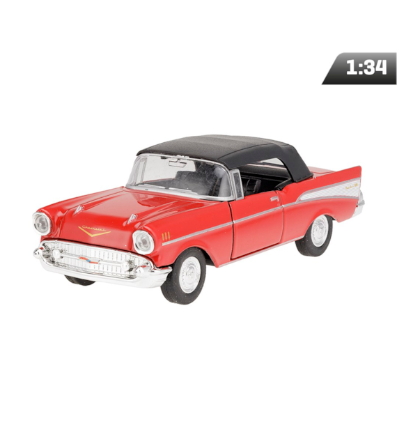 Model 1:34, Chevrolet Bel Air 1957, red