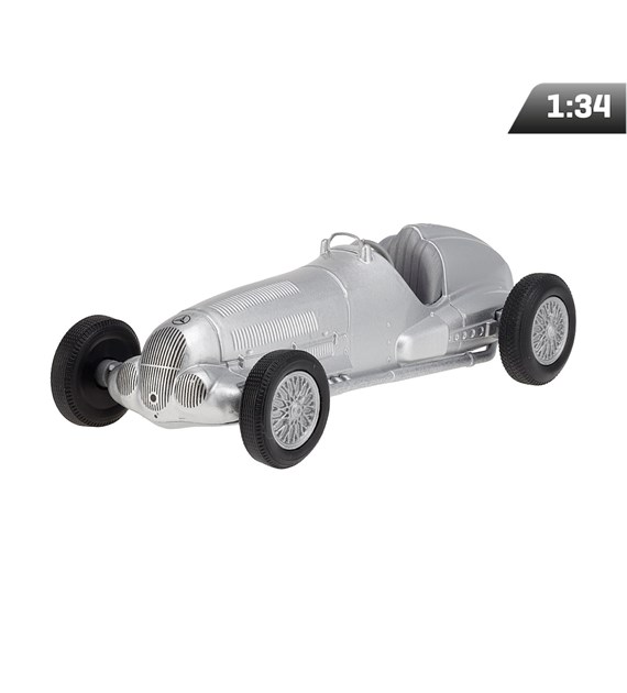 Model 1:34, Mercedes-Benz W125 1937, srebrny