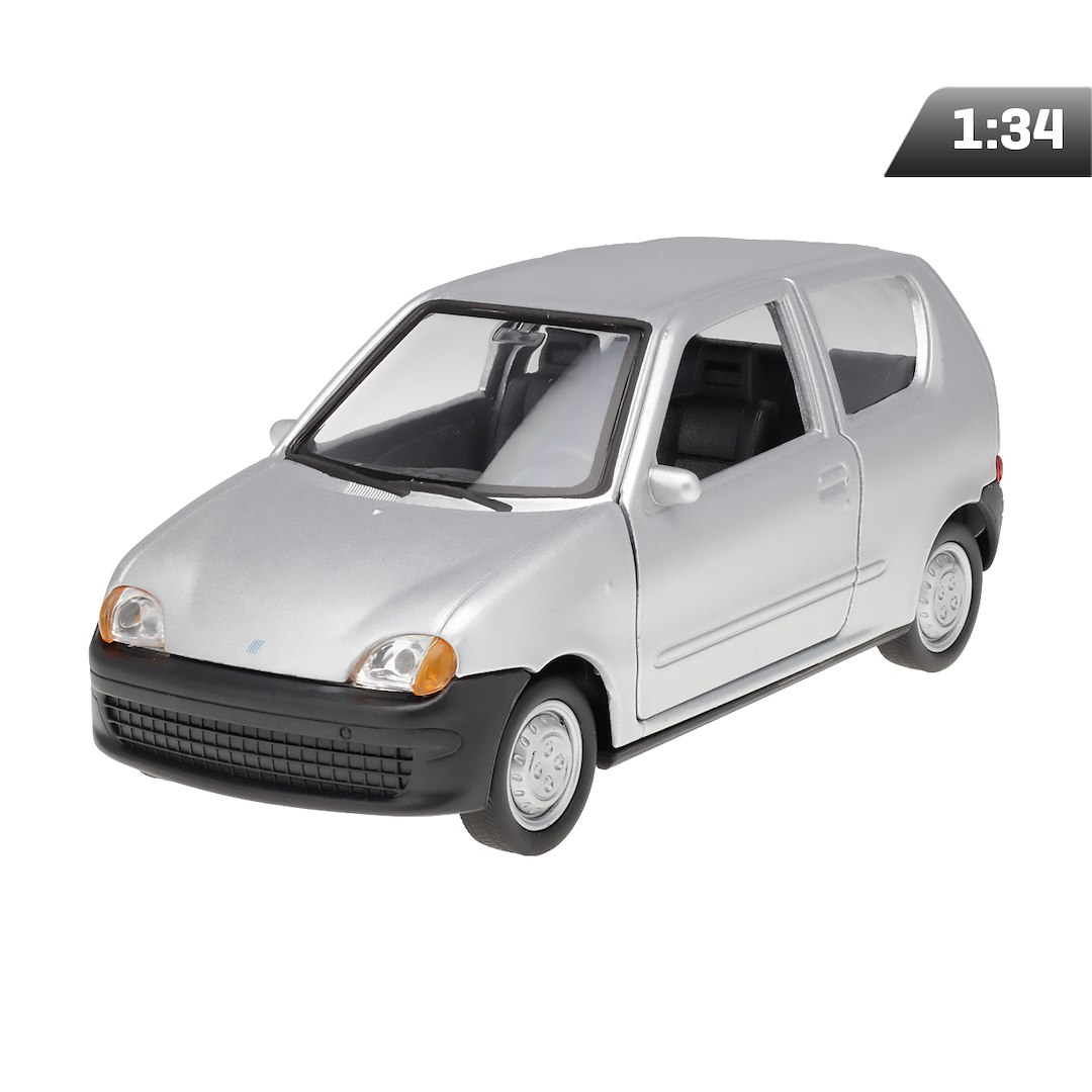 Model 1:34, FIAT Seicento, srebrny