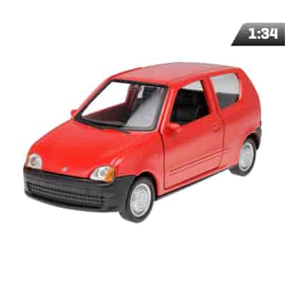 Model 1:34, FIAT Cinquecento, red