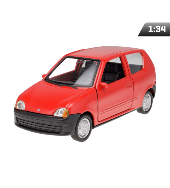 Model 1:34, FIAT Cinquecento, red