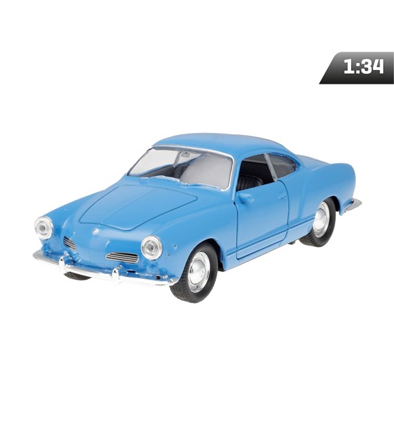 Model 1:34, VW Karmann Ghia Coupe, niebieski