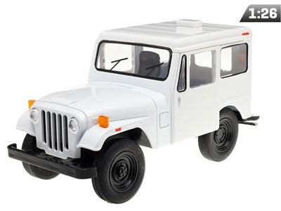 Model 1:26, 1971 Jeep DJ-5B, biały (A11764B)