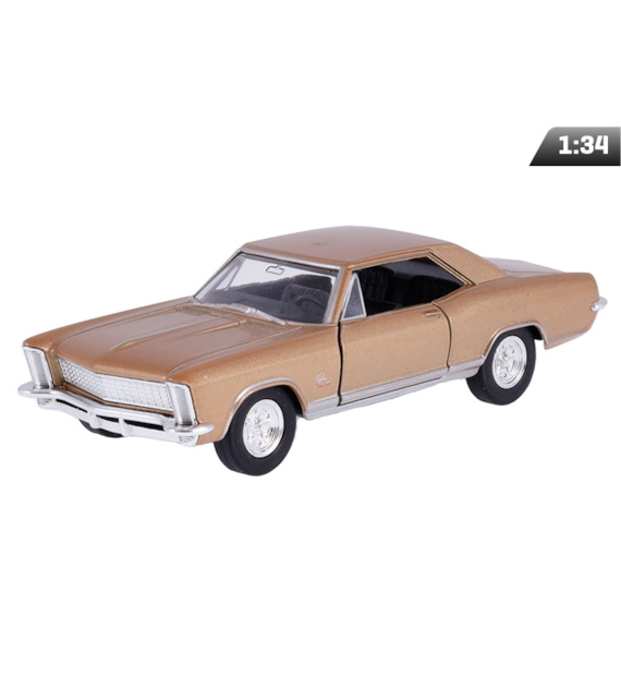 Model 1:34, 1965 Buick Riviera Gran Sport, gold (A00875BRZL)