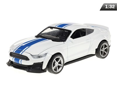 Model Dodge Challenger CRASH CAR, white (A02400B)