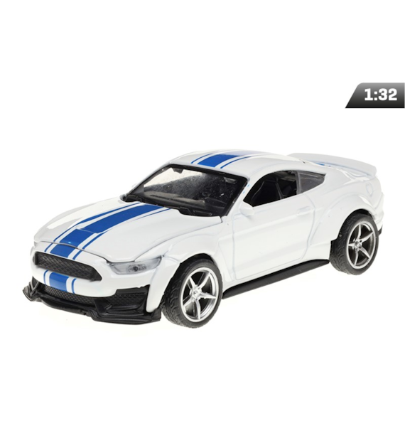 Modell Dodge Challenger CRASH CAR, weiß (A02400B)